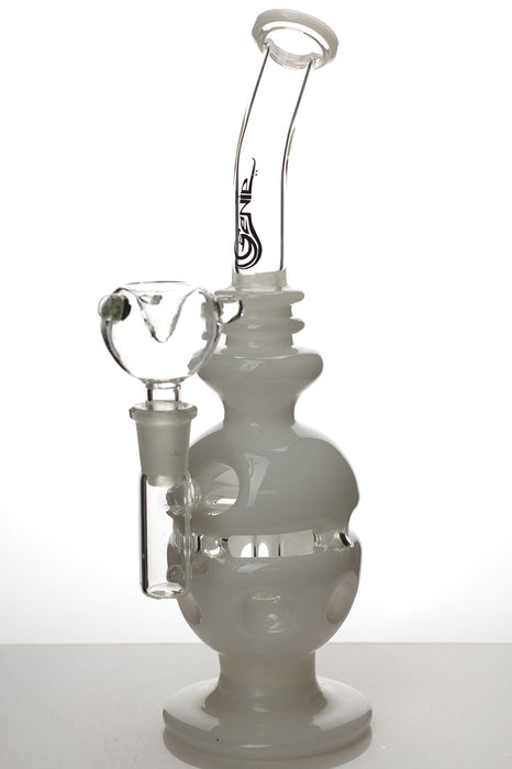 10" Recycled bubbler with shower head diffuser-White - One Wholesale