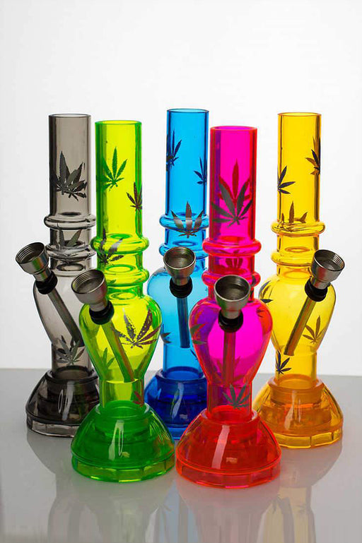 7" acrylic water pipe with grinder- - One Wholesale