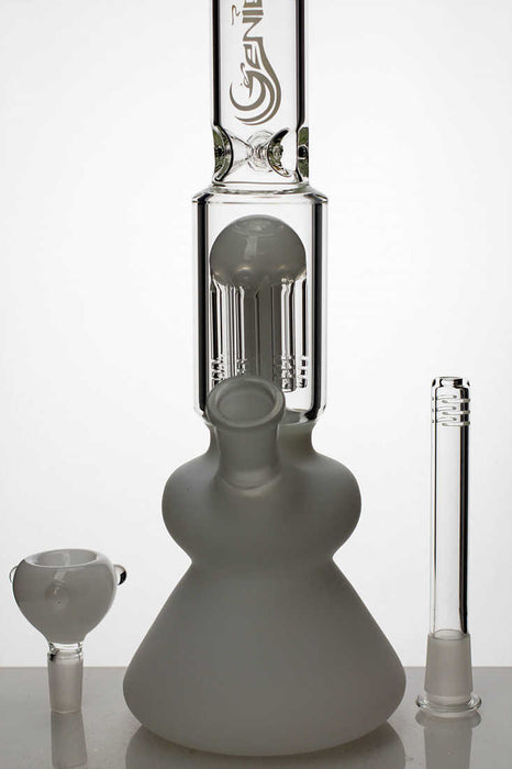 12" genie frosted glass 7-arm water bong- - One Wholesale