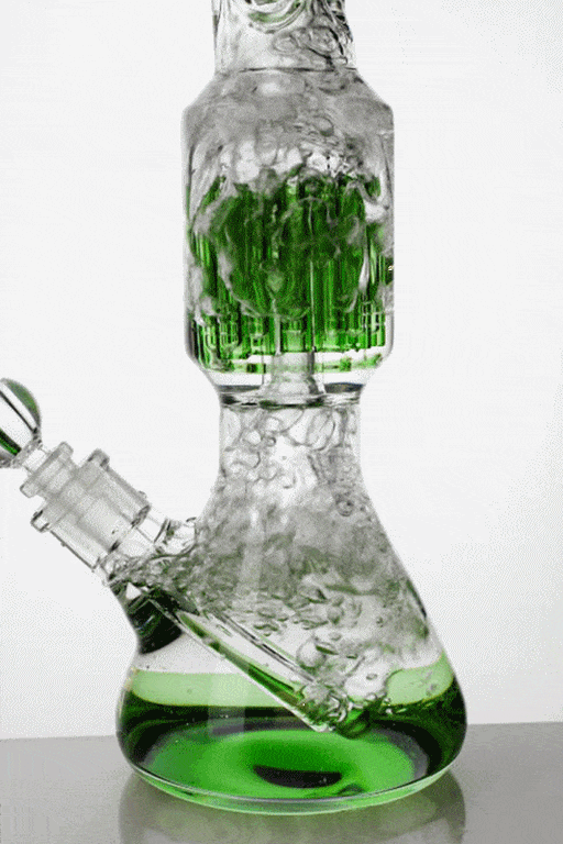 17" MY Bong 12 arms percolator thick glass water bong Glass Bong ONE