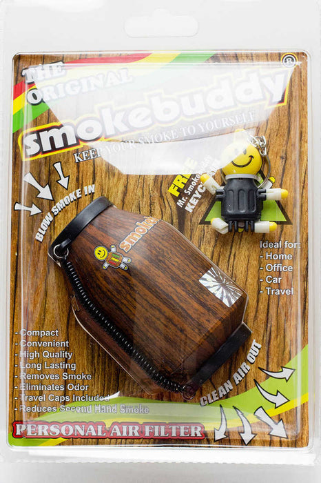 Smokebuddy Original Personal Design Air Filter-Wood - One Wholesale