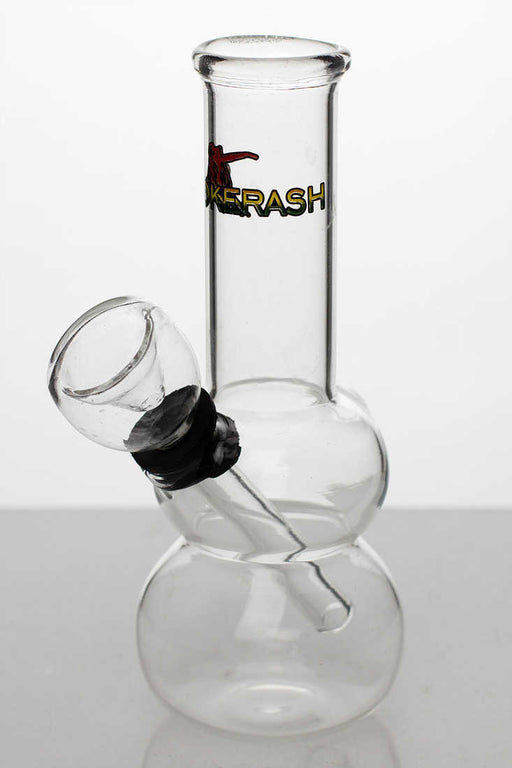 5" Clear glass water bong Bongs ONE 5 inches
