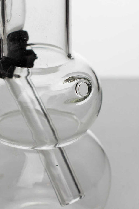 5" Clear glass water bong- - One Wholesale