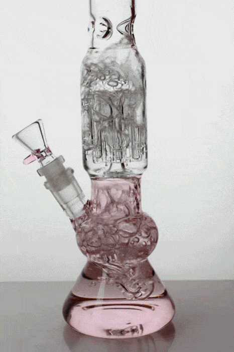 12" glass bong with 6 arms percolator- - One Wholesale