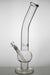18" clear round base glass water bong- - One Wholesale