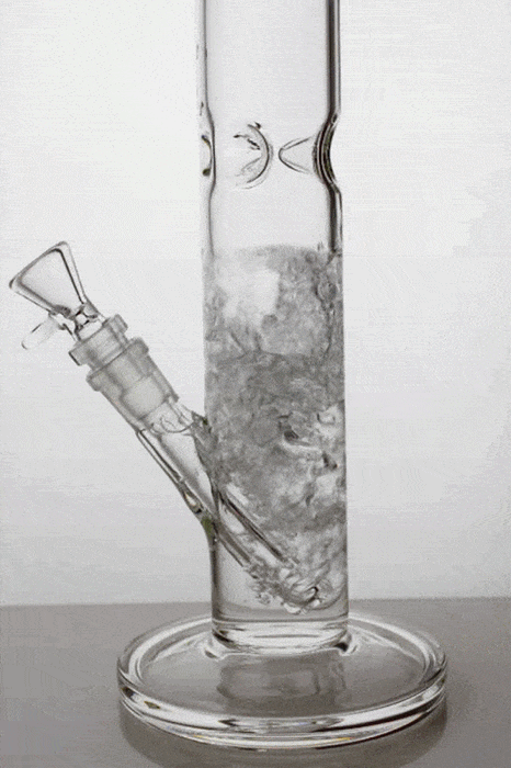 18 in. clear tube glass water bong- - One Wholesale