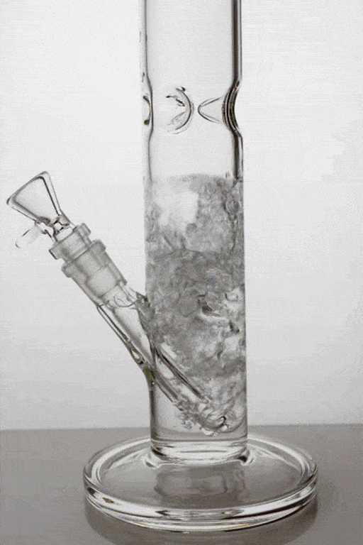 18 in. clear tube glass water bong Glass Bong ONE