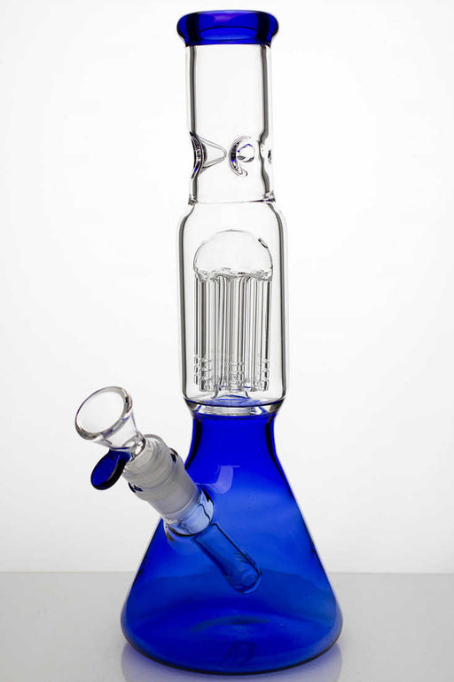 12" glass beaker bong with 6 arms percolator- - One Wholesale