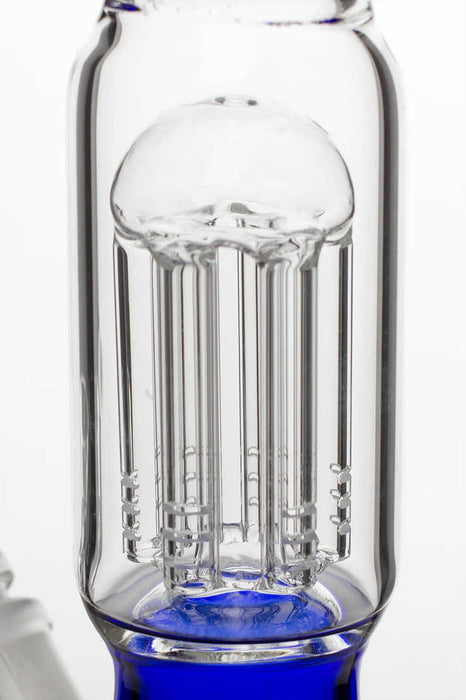 12" glass beaker bong with 6 arms percolator- - One Wholesale