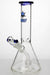 9" NG glass shower head diffuser water bongs-Blue - One Wholesale