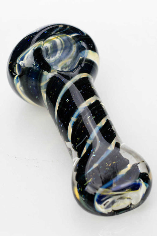 Heavy dichronic 2781 Glass Spoon Pipe Glass Hand Pipe ONE