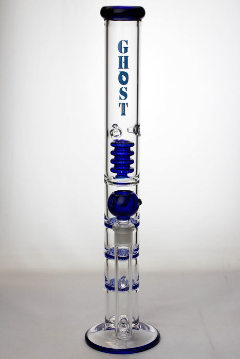 18.5 inches GHOST 3 Flat and shower head diffuser Bongs- - One Wholesale
