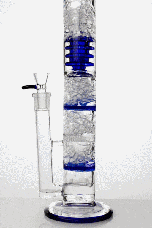 18.5 inches GHOST 3 Flat and shower head diffuser Bongs Glass Bong ONE
