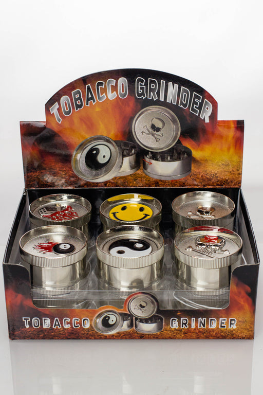 Designs 3 parts metal grinder (12 Ea) Display Pack ONE