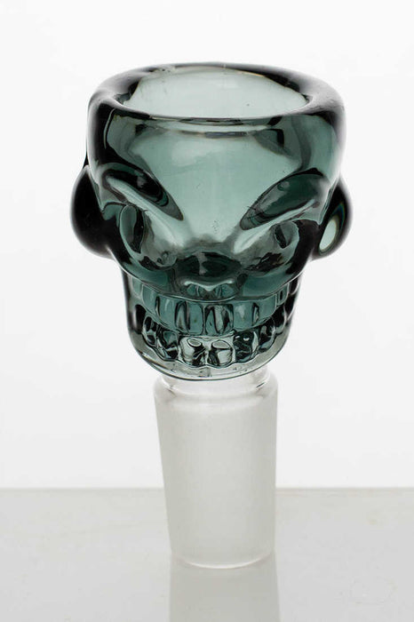 Skull shape glass large bowl-T-black - One Wholesale