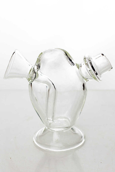 Glass blunt bubbler- - One Wholesale