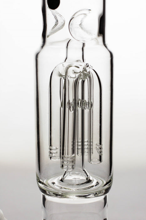 12" infyniti glass 4-arm beaker Bong- - One Wholesale