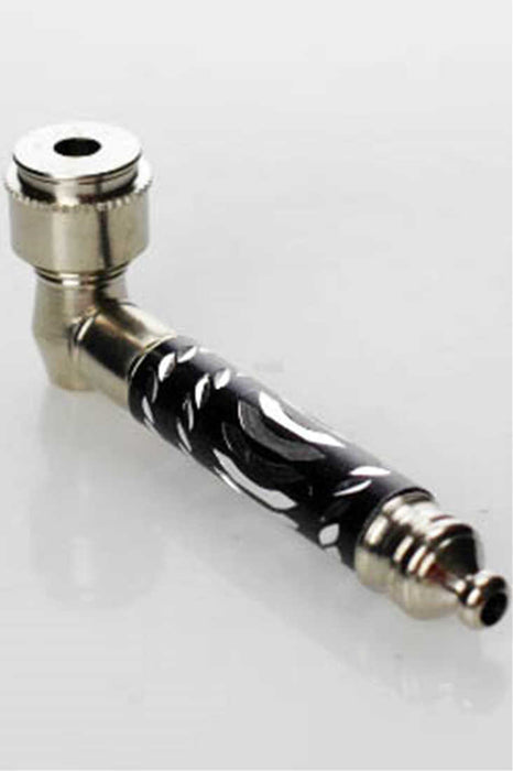 3" Metal Pipe-Black-2982 - One Wholesale
