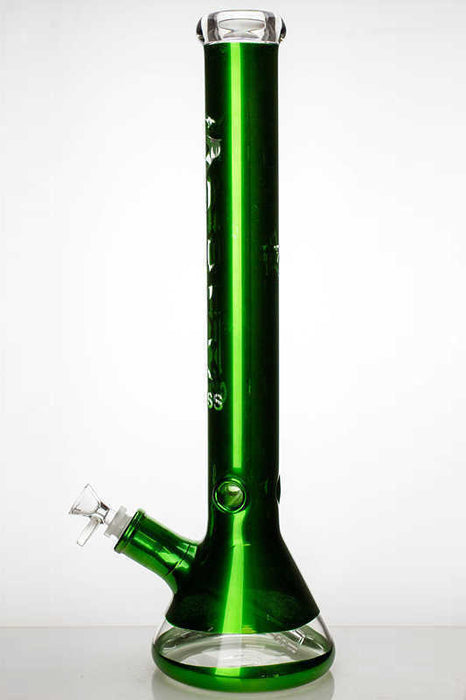 18" SPARK 7 mm metallic classic beaker bong- - One Wholesale