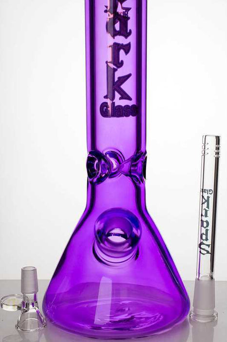 14 inches spark 9 mm classic beaker bong- - One Wholesale