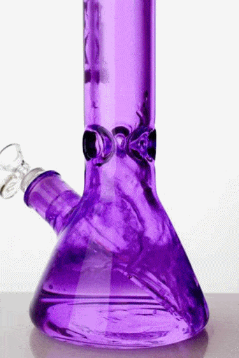 14 inches spark 9 mm classic beaker bong- - One Wholesale