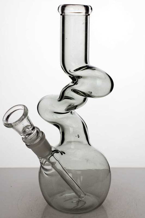 8 in. kink-zong water pipe-Black - One Wholesale
