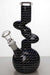 8 in. kink zong water pipe-Black - One Wholesale