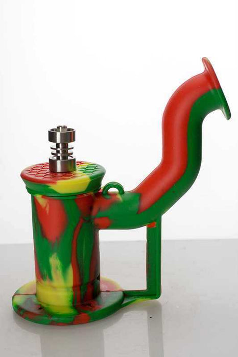 6" potable silicone bubbler- - One Wholesale