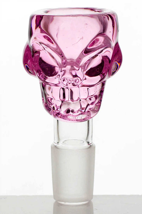 Skull shape glass large bowl-Pink - One Wholesale