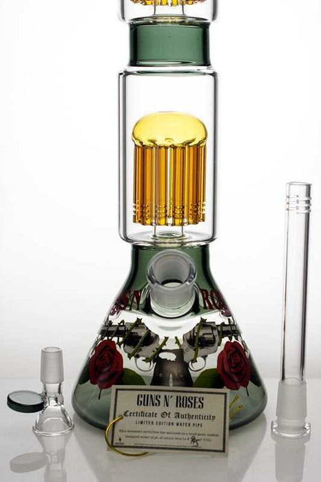21" Gun N Roses limited edition glass water bong- - One Wholesale