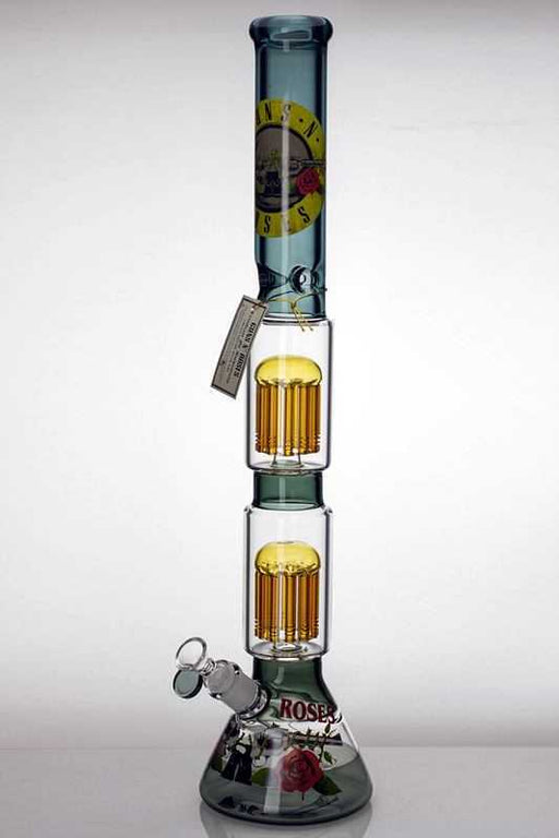 21" Gun N Roses limited edition glass water bong- - One Wholesale