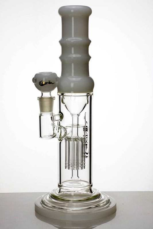 12" genie glass 10-arm water recycled bong Glass Bong ONE White-3141