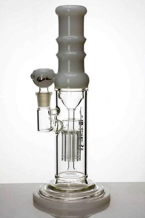 12" genie glass 10-arm water recycled bong-White-3141 - One Wholesale