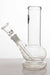 6" Clear glass water bong- - One Wholesale