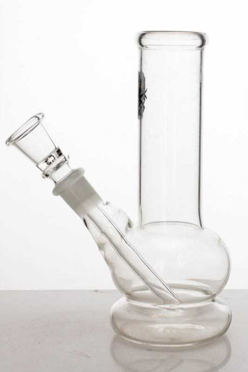 6" Clear glass water bong Bongs ONE