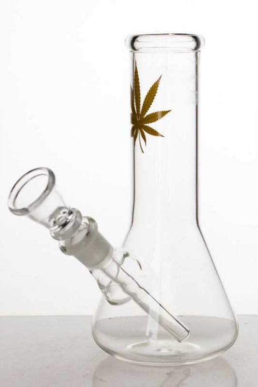 Clear glass beaker water bong Glass Bong ONE 6 inches-3190