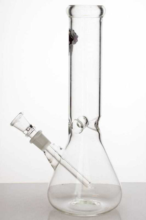 Clear glass beaker water bong- - One Wholesale