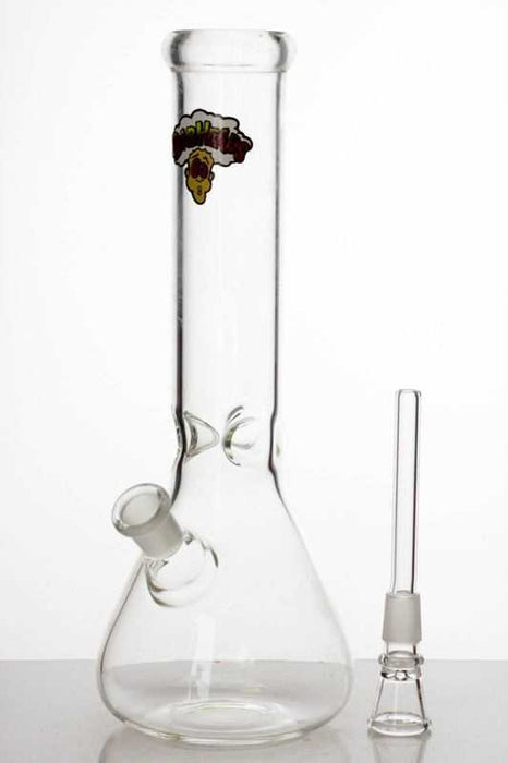 Clear glass beaker water bong- - One Wholesale