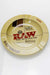 Raw metal ashtray with magnet backing- - One Wholesale
