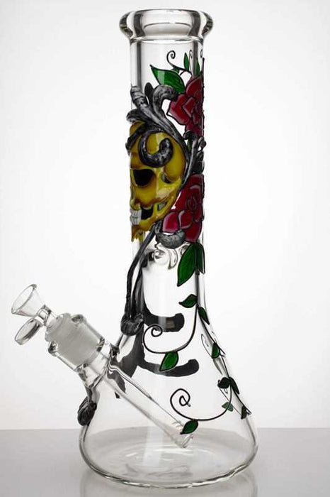 13" heavy glass Artwork beaker water bong- - One Wholesale
