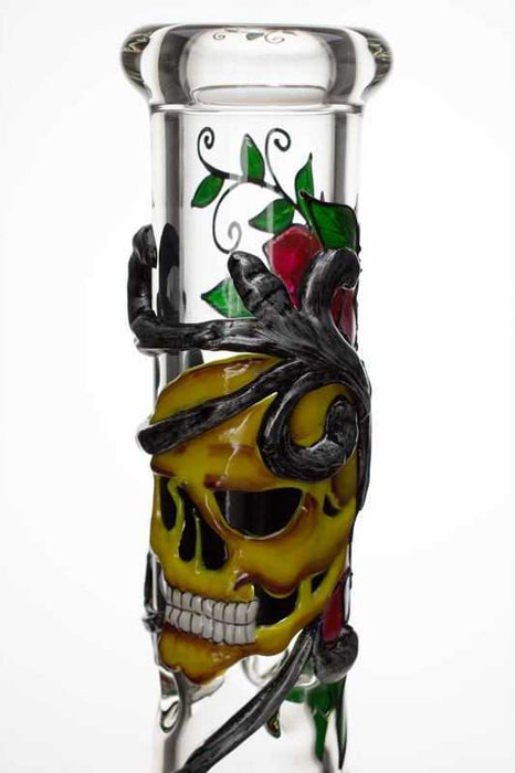 13" heavy glass Artwork beaker water bong- - One Wholesale