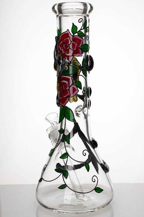 13" heavy glass Artwork beaker water bong- - One Wholesale