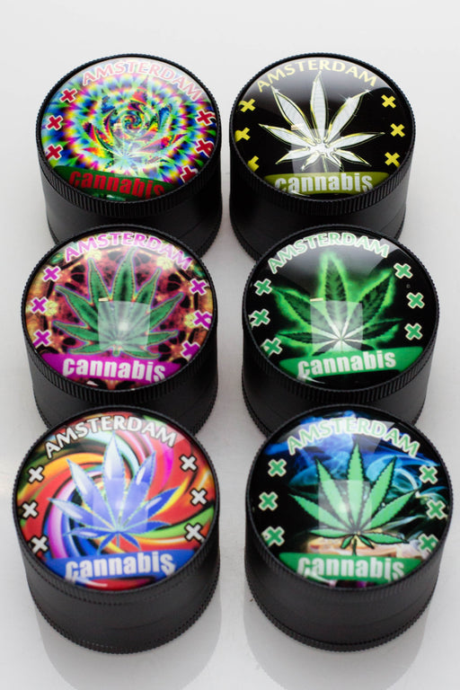 Convex lens 4 parts metal grinder Display Pack ONE