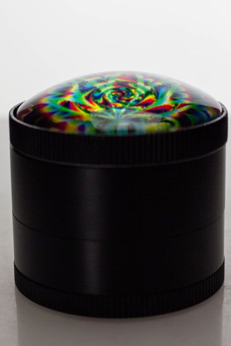 Convex lens 4 parts metal grinder- - One Wholesale
