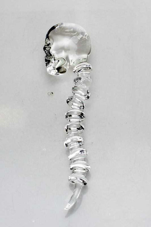 Skull Shape Glass Dabber Bongs Accessories ONE