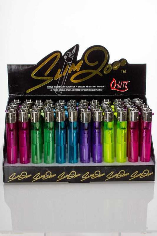 Slim 2000 disposable lighter- - One Wholesale