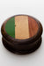 Flag painted 2 parts wooden grinder-Medium - One Wholesale