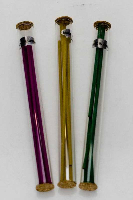 Mini tribal incense glass tube- - One Wholesale