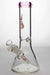 12 inches Classic beaker glass water bong Glass Bong ONE Pink-3376