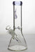 12 inches Classic beaker glass water bong-Purple-3380 - One Wholesale